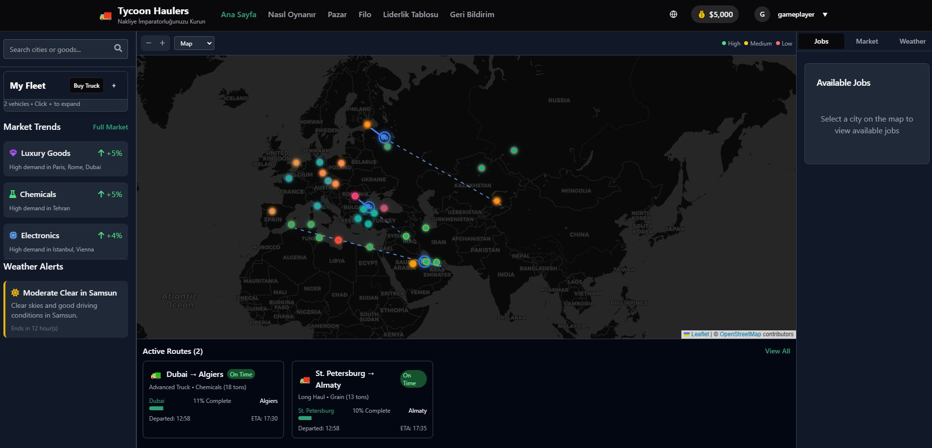 Cargo Company Simulation Game screenshot