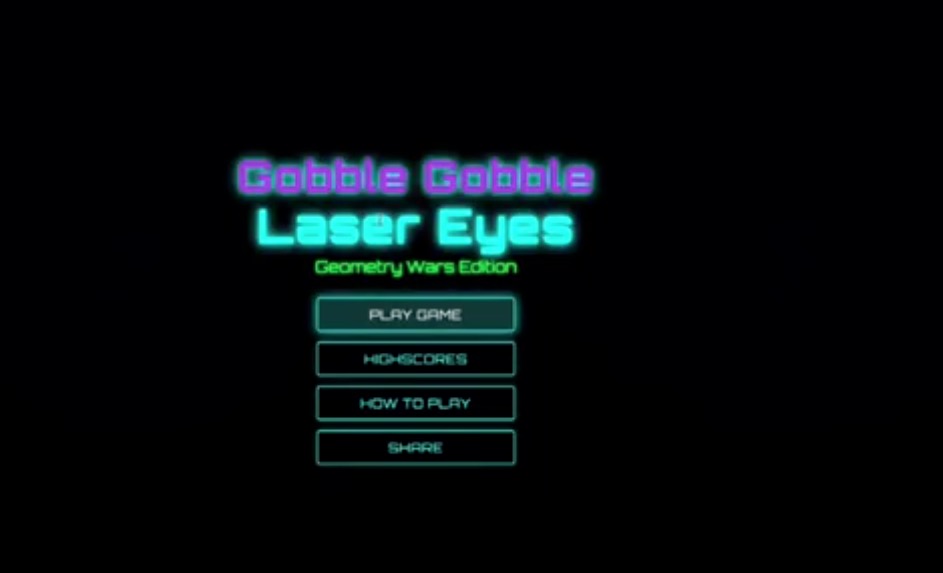 Real-time Eye-tracking Laser Blaster Game screenshot